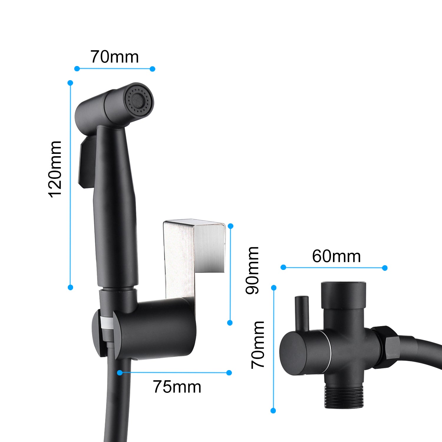 Bidet Sprayer for Toilet, Handheld Cloth Diaper Sprayer