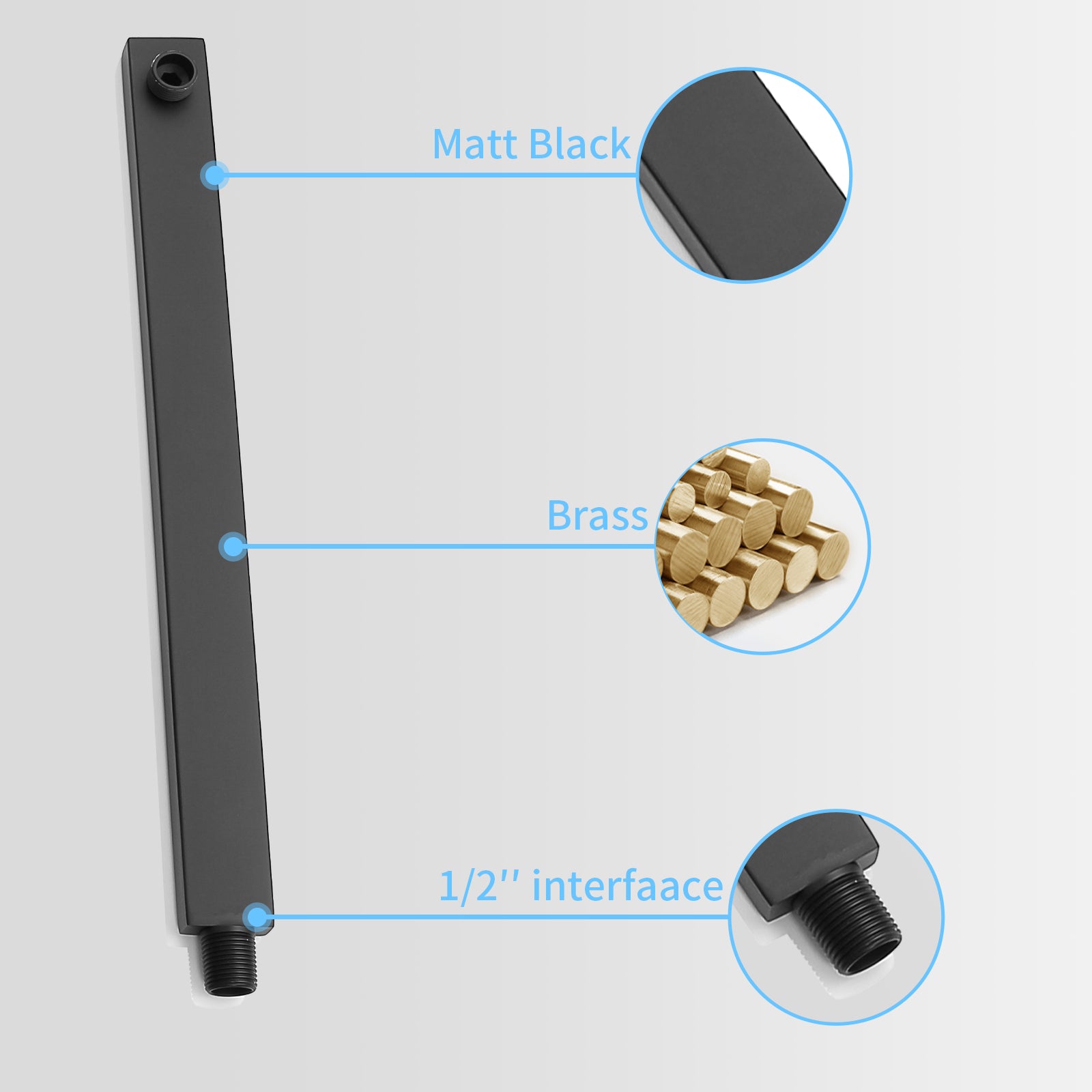 Shower System Shower Faucet Combo Set Wall Mounted with 12" Rainfall Shower Head and handheld shower faucet, Matte Black Finish with Brass Valve Rough-In[Unable ship on weekends,+usps/fedex]