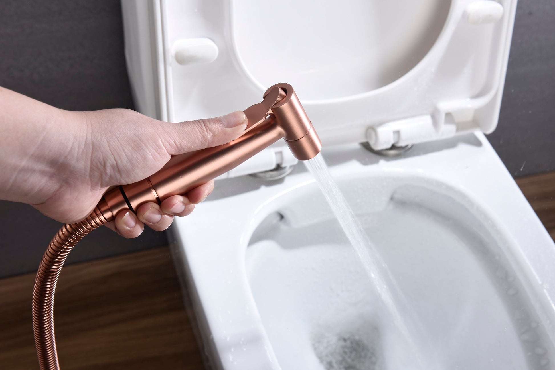 Bidet Sprayer for Toilet, Handheld Cloth  Sprayer, Bathroom Sprayer Kit Spray Attachment with Hose, Stainless Steel Easy Install Great Water Pressure for Bathing Pets, Feminine Hygiene