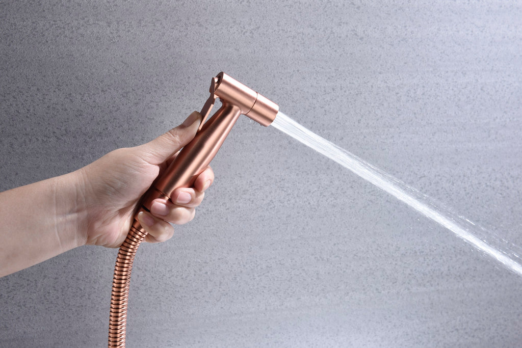 Bidet Sprayer for Toilet, Handheld Cloth  Sprayer, Bathroom Sprayer Kit Spray Attachment with Hose, Stainless Steel Easy Install Great Water Pressure for Bathing Pets, Feminine Hygiene