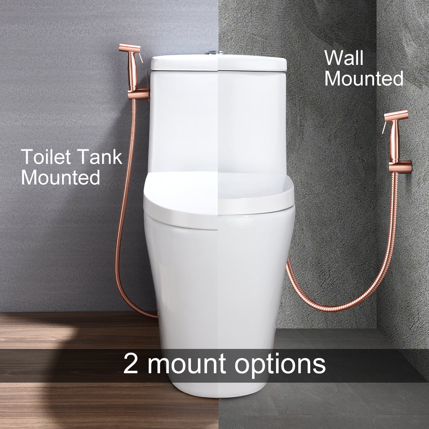 Bidet Sprayer for Toilet, Handheld Cloth  Sprayer, Bathroom Sprayer Kit Spray Attachment with Hose, Stainless Steel Easy Install Great Water Pressure for Bathing Pets, Feminine Hygiene