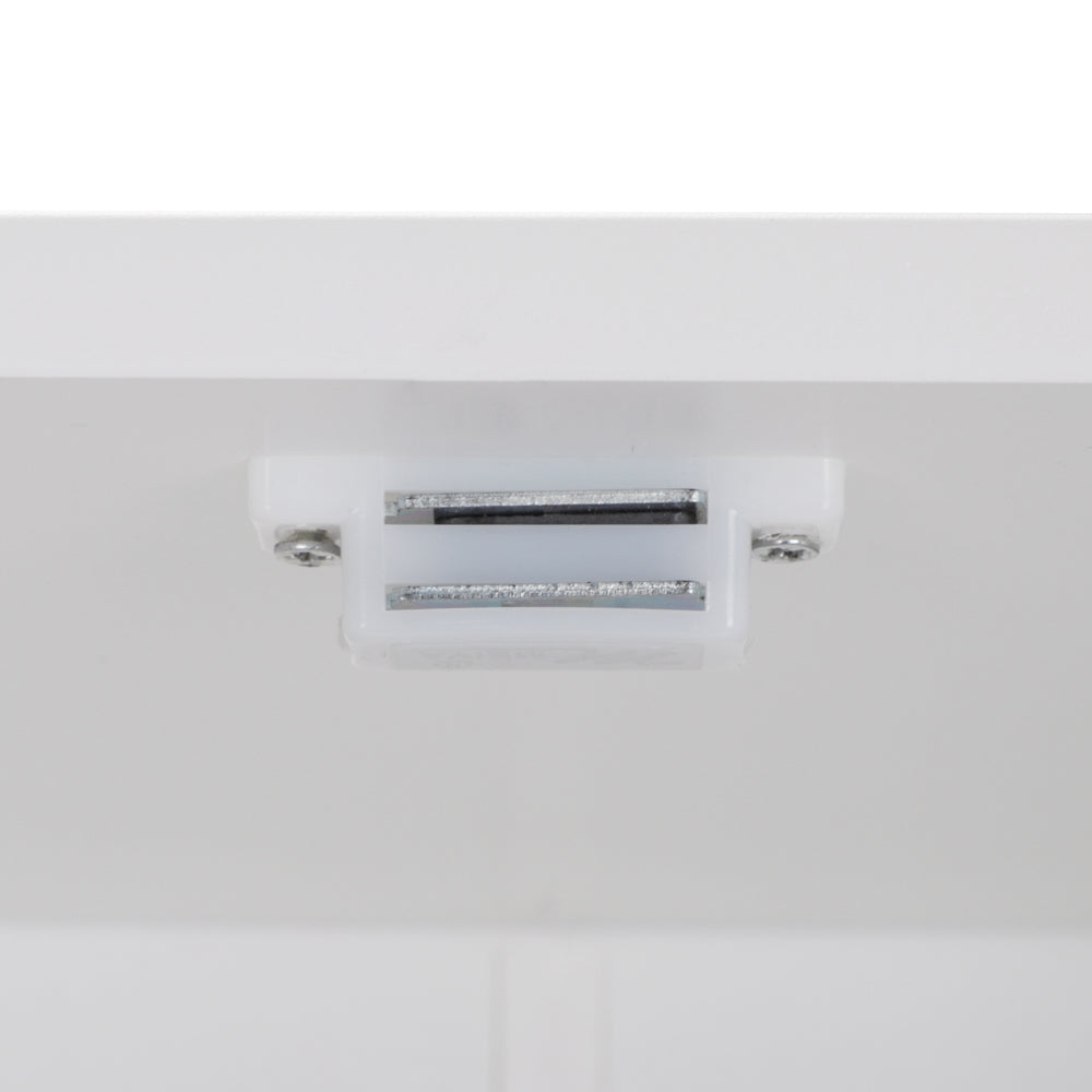 Double Doors Bathroom Cabinet White