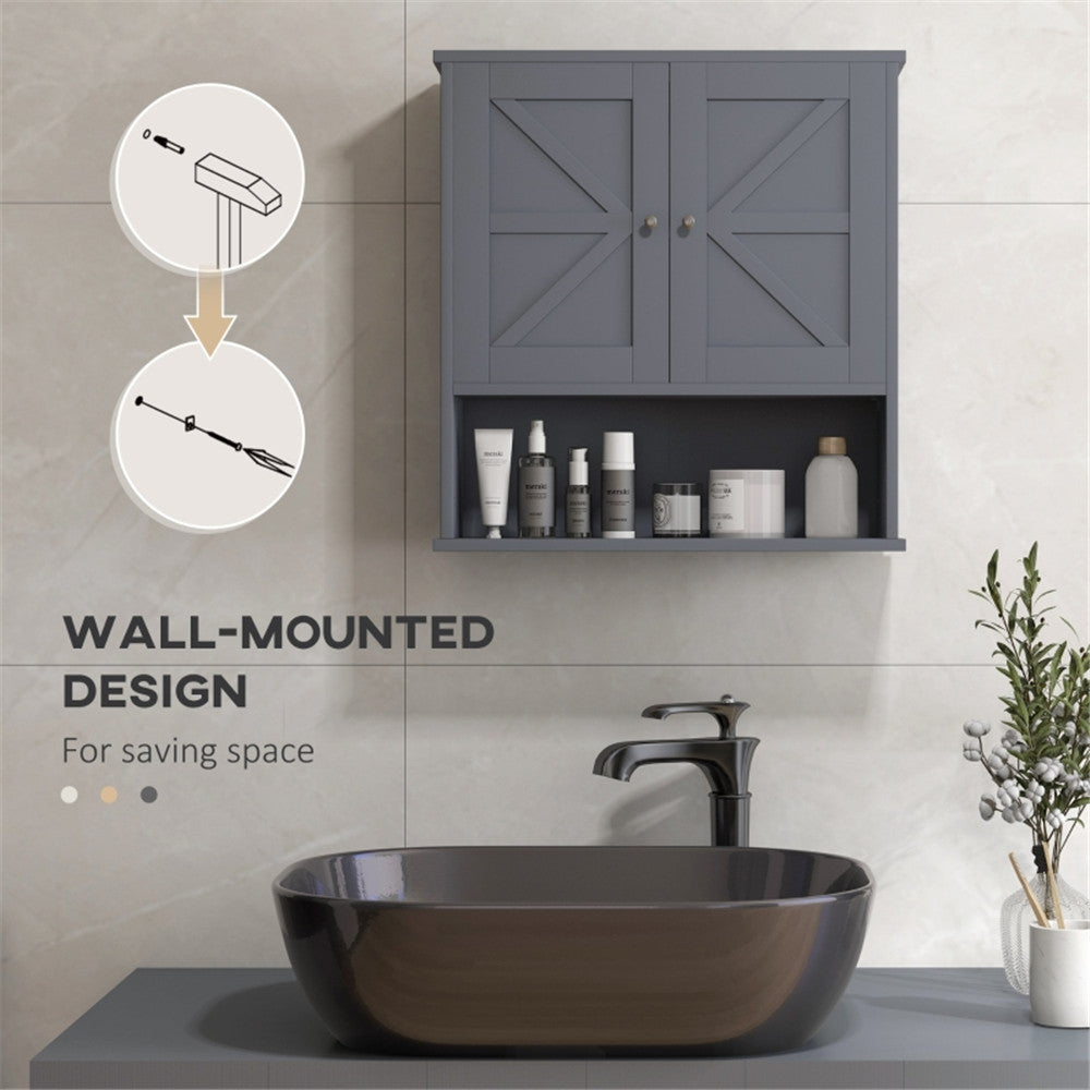 Bathroom Cabinet/Wall Cabinet-Gray