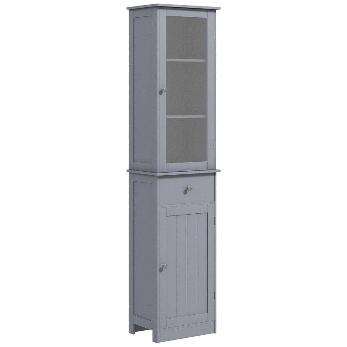Bathroom Storage Cabinet-Grey