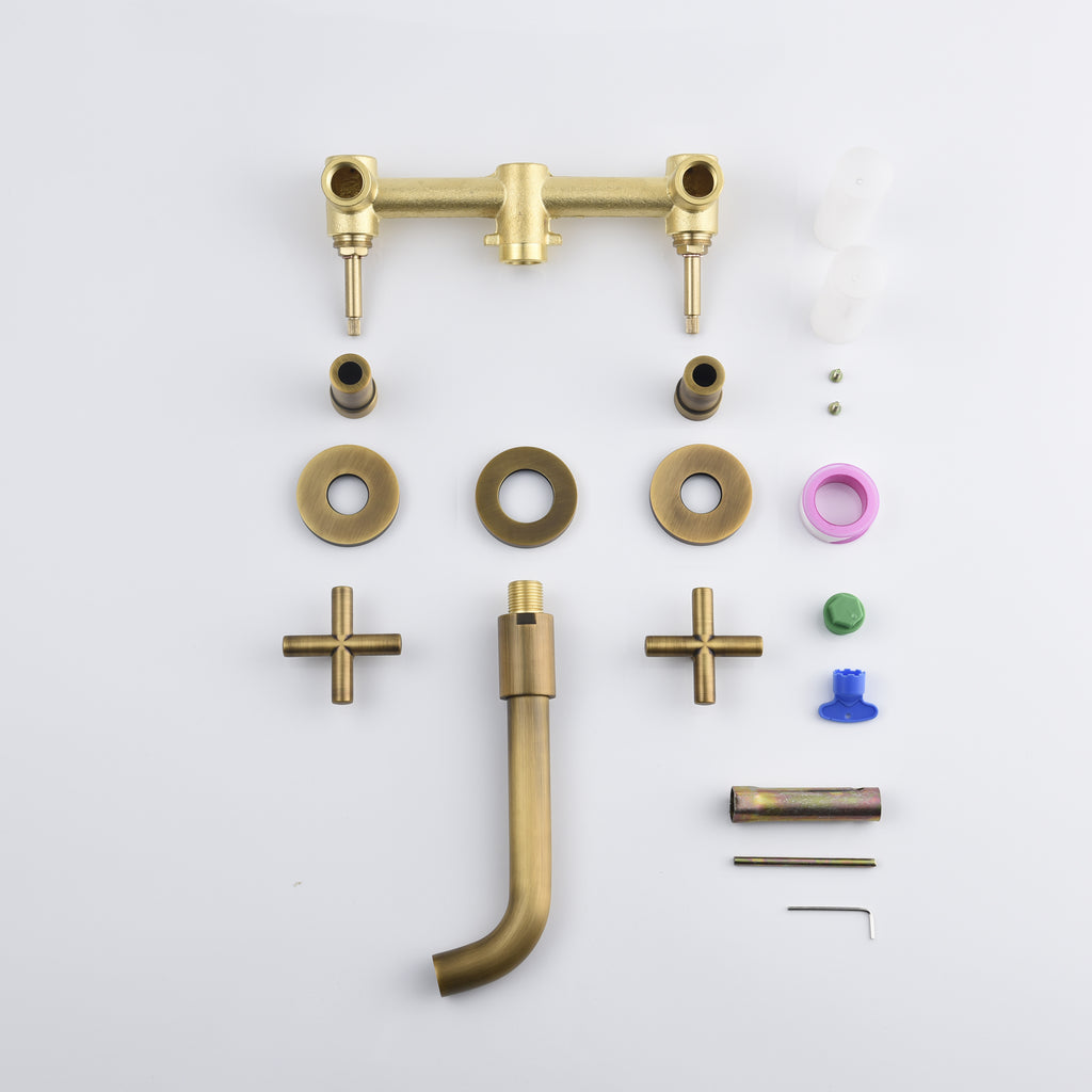 Bathroom Faucet Wall Mounted Bathroom Sink Faucet-Archaize