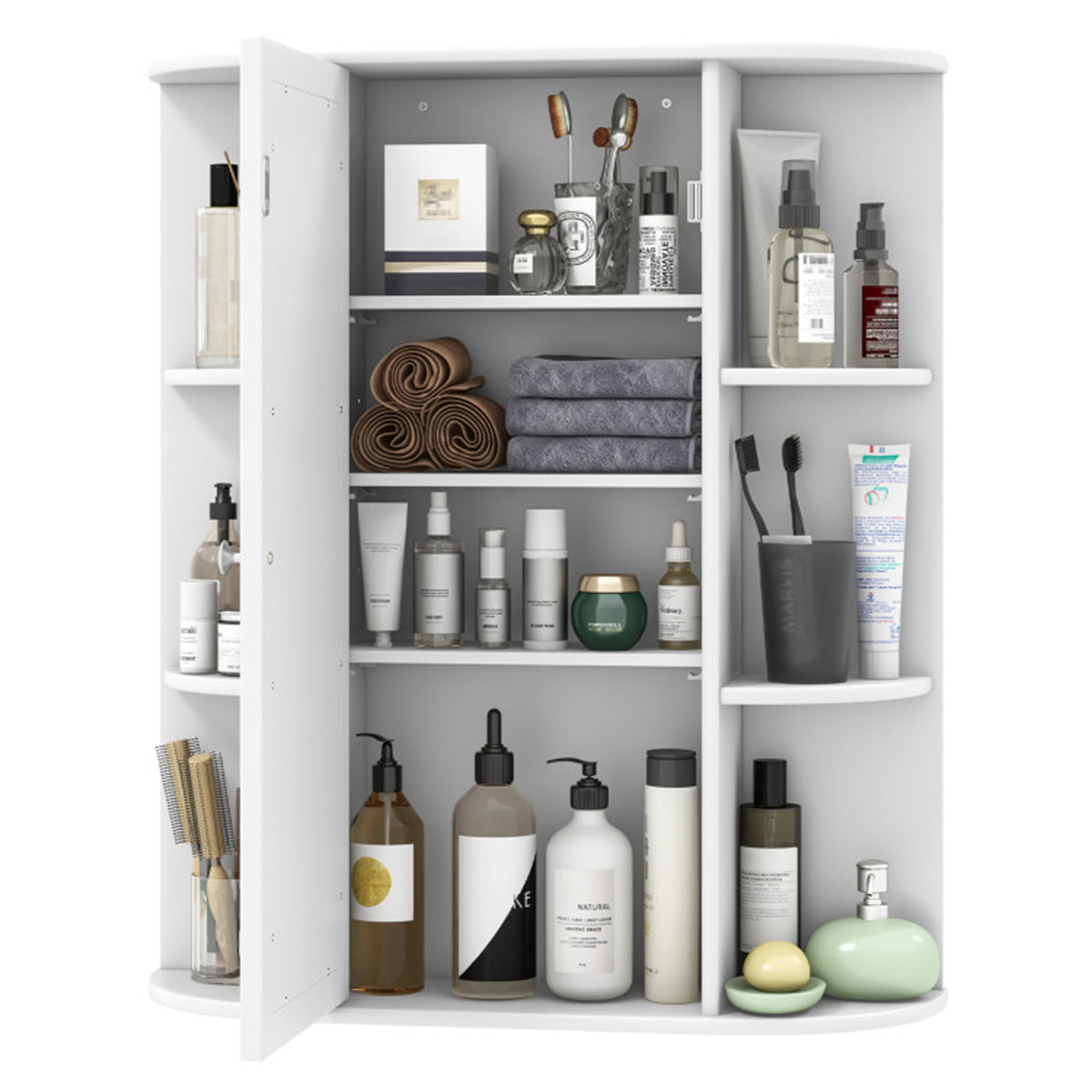 White wall cabinet style cabinet