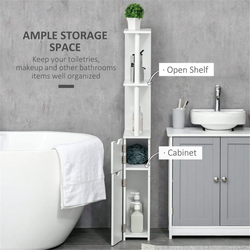 Bathroom Storage Cabinet-Grey