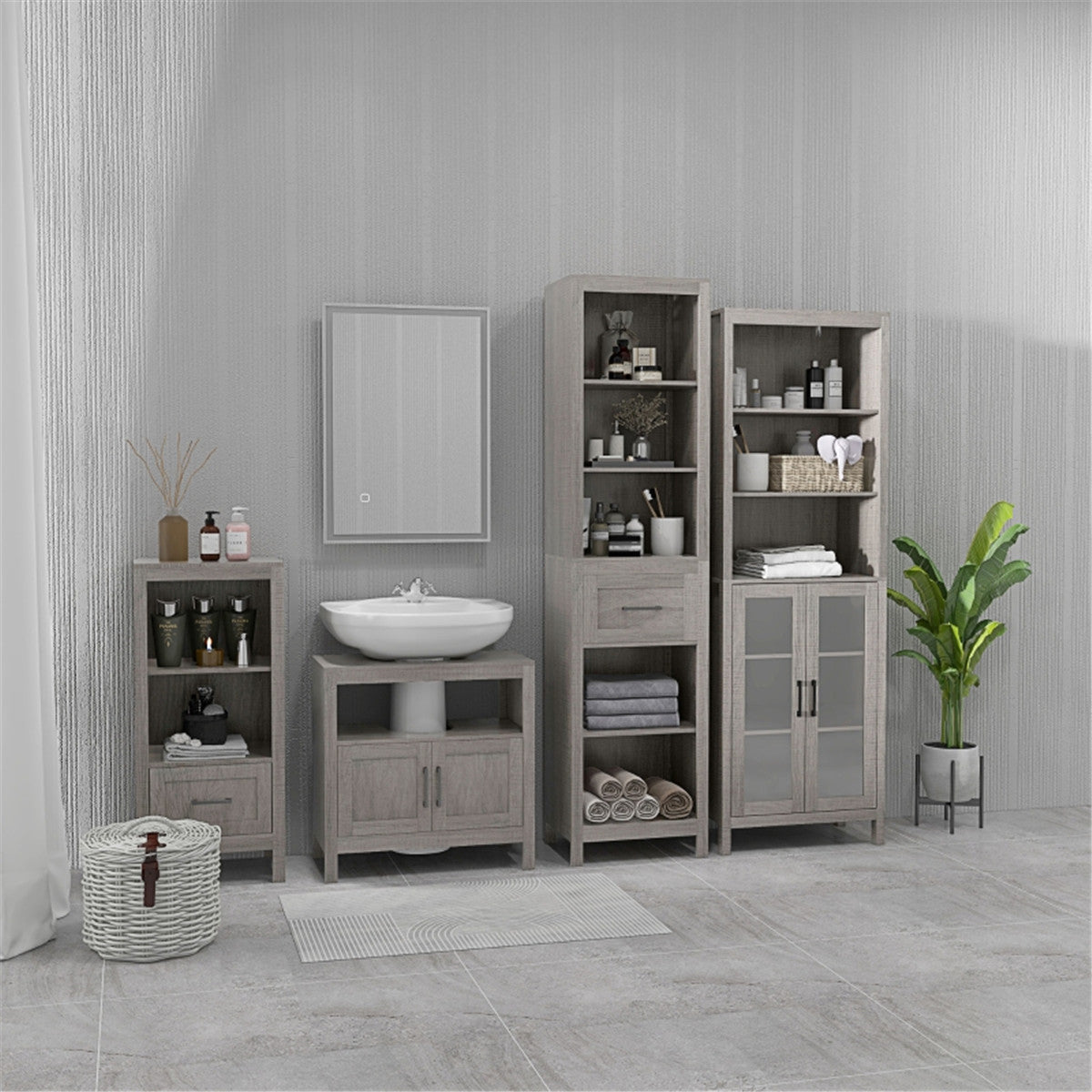 Bathroom Cabinet /Laundry Basket