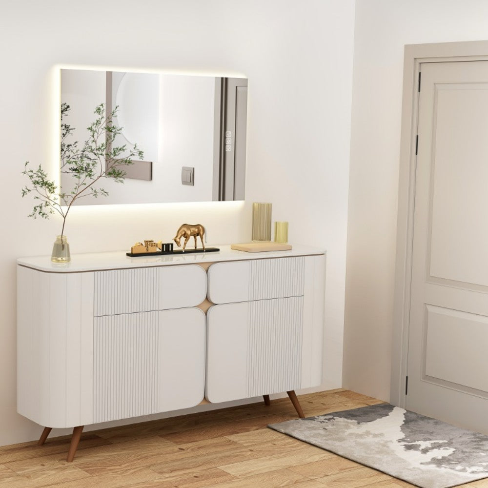 32" x 24" LED Bathroom Mirror Bright Backlight, 5 Mins Defog, Full HD Reflected Wall Mounted ,3 Colors Stepless Dimmable ,Memory Function, Anti-Fog