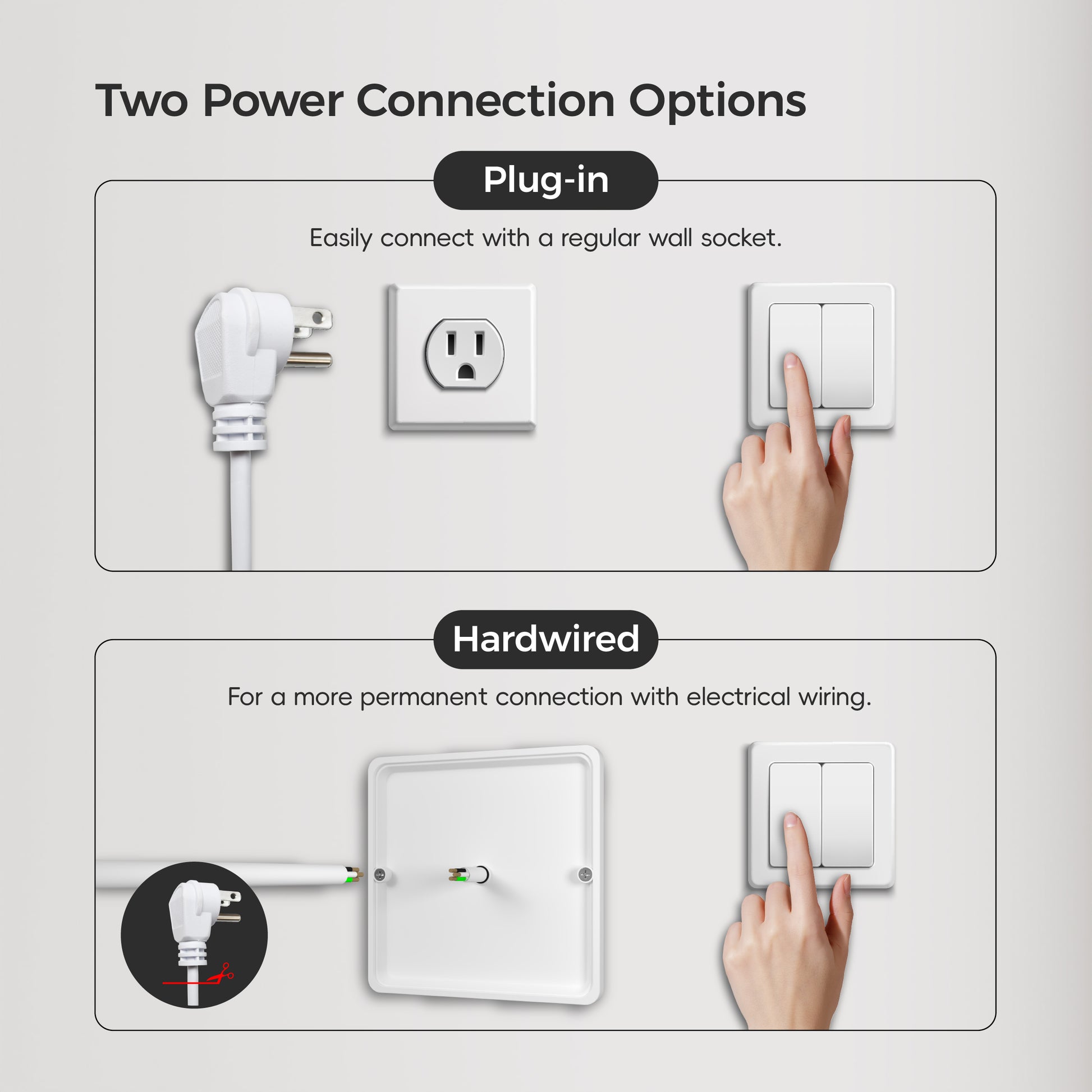 18.7" Heated Towel Rack for Bathroom,Wall Mounted with Intelligent Touch Screen Timer, 6-Bar Towel Warmer, 304 Stainless Steel Polished, Plug-in/Hard-Wired[Unable to ship on weekends]